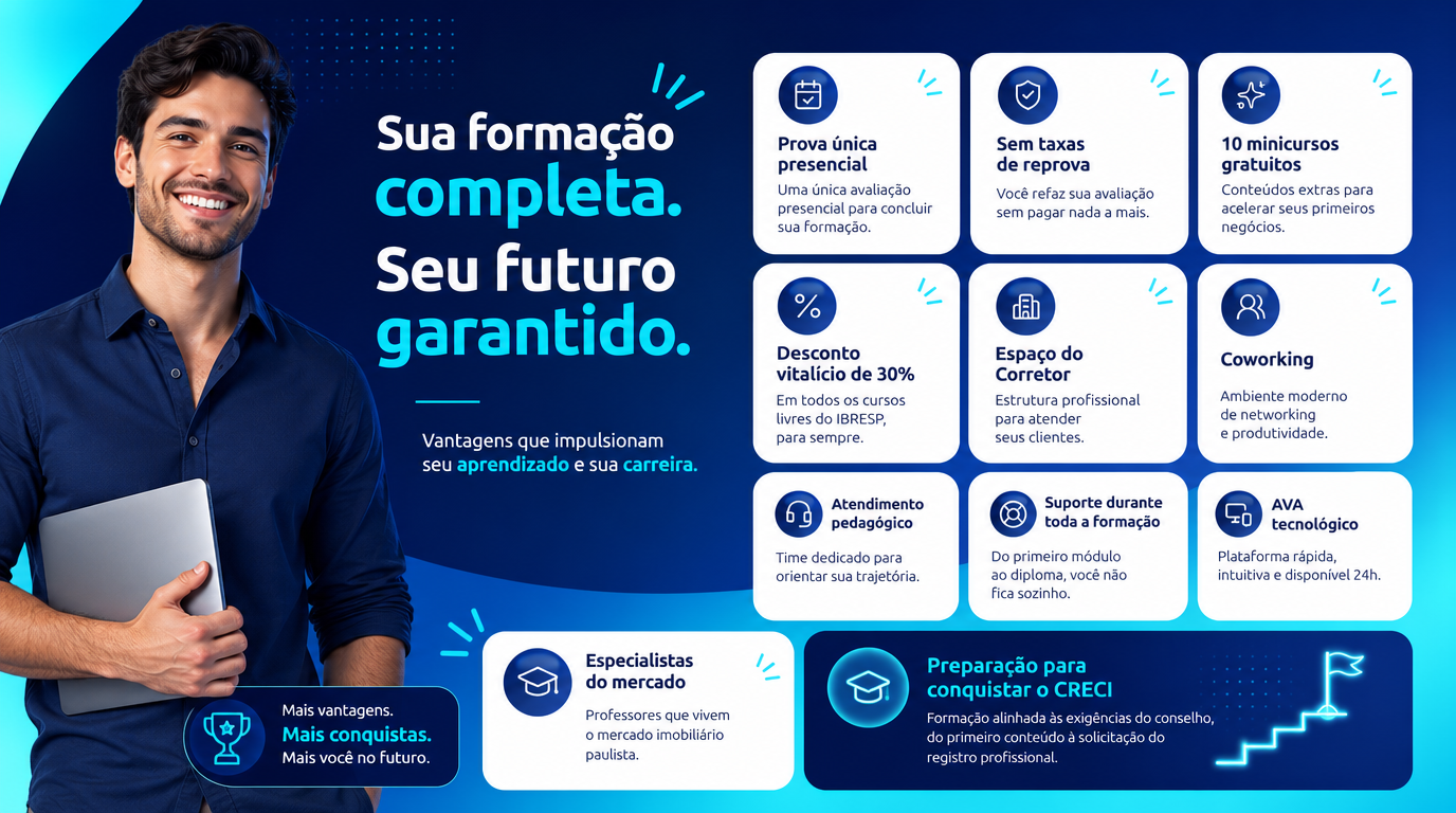 escolha o ibresp curso para corretores